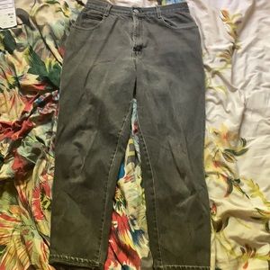 Vintage faded black boyfriend mom jeans